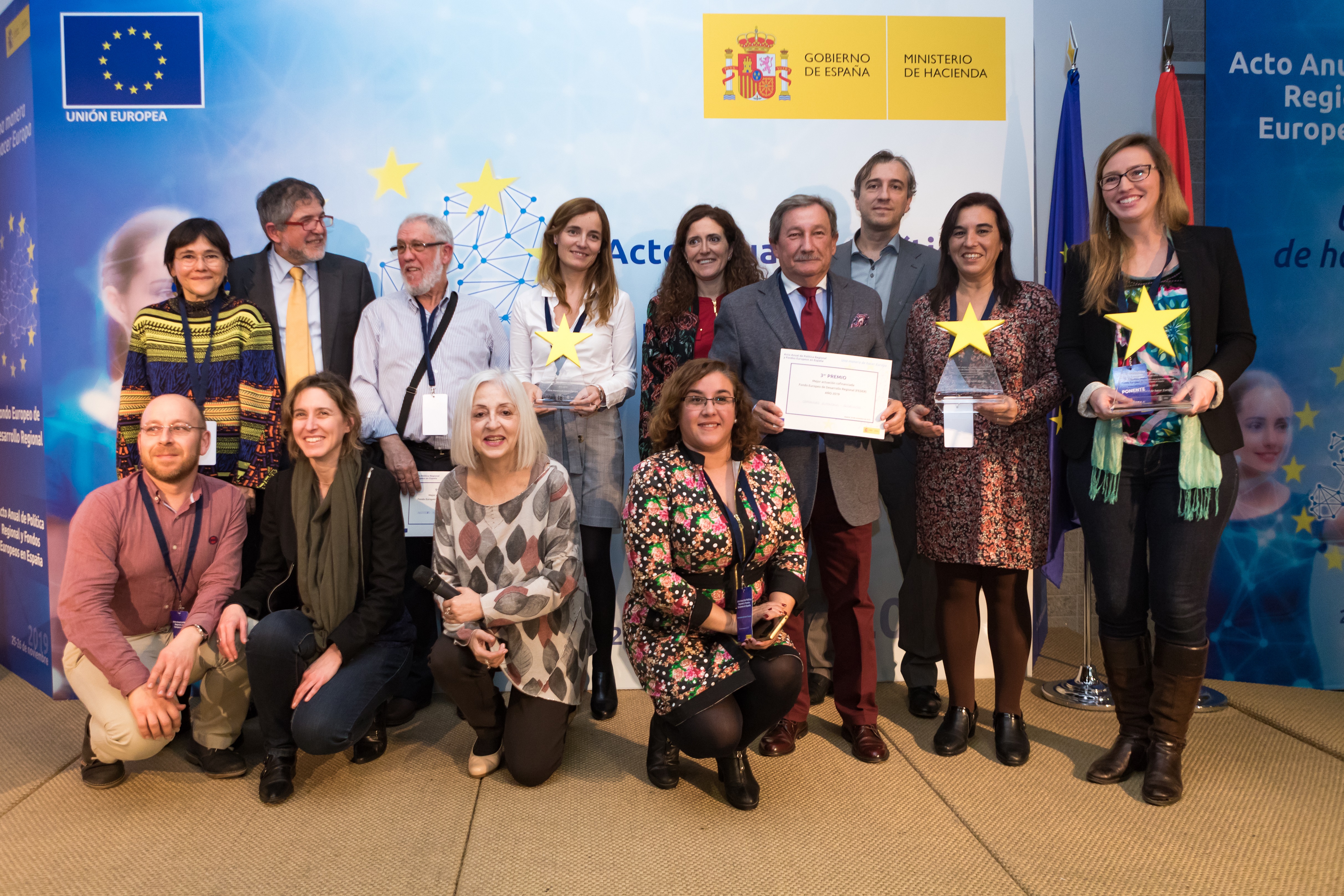 IDAE recibe el 1er Premio a la Mejor actuación cofinanciada por el Fondo Europeo de Desarrollo Regional (FEDER) 2019