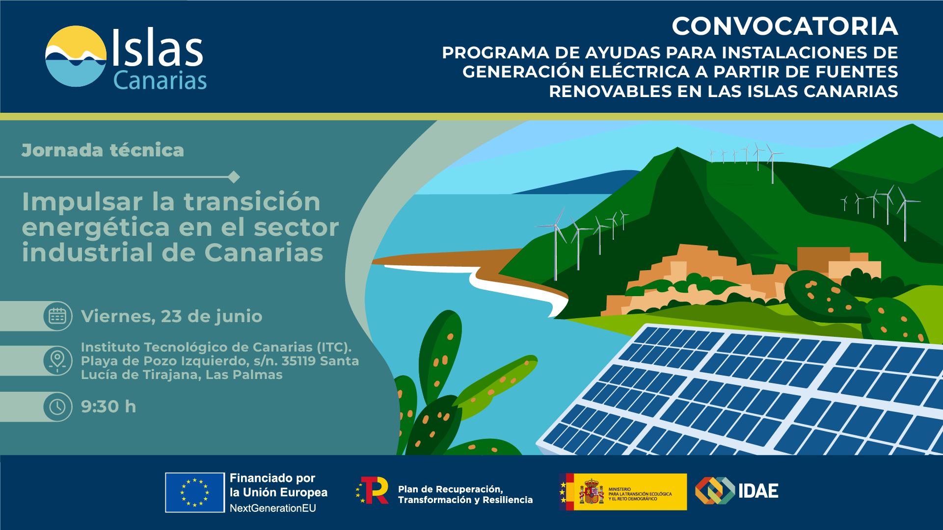 Impulsar la transición energética en el sector industrial de Canarias