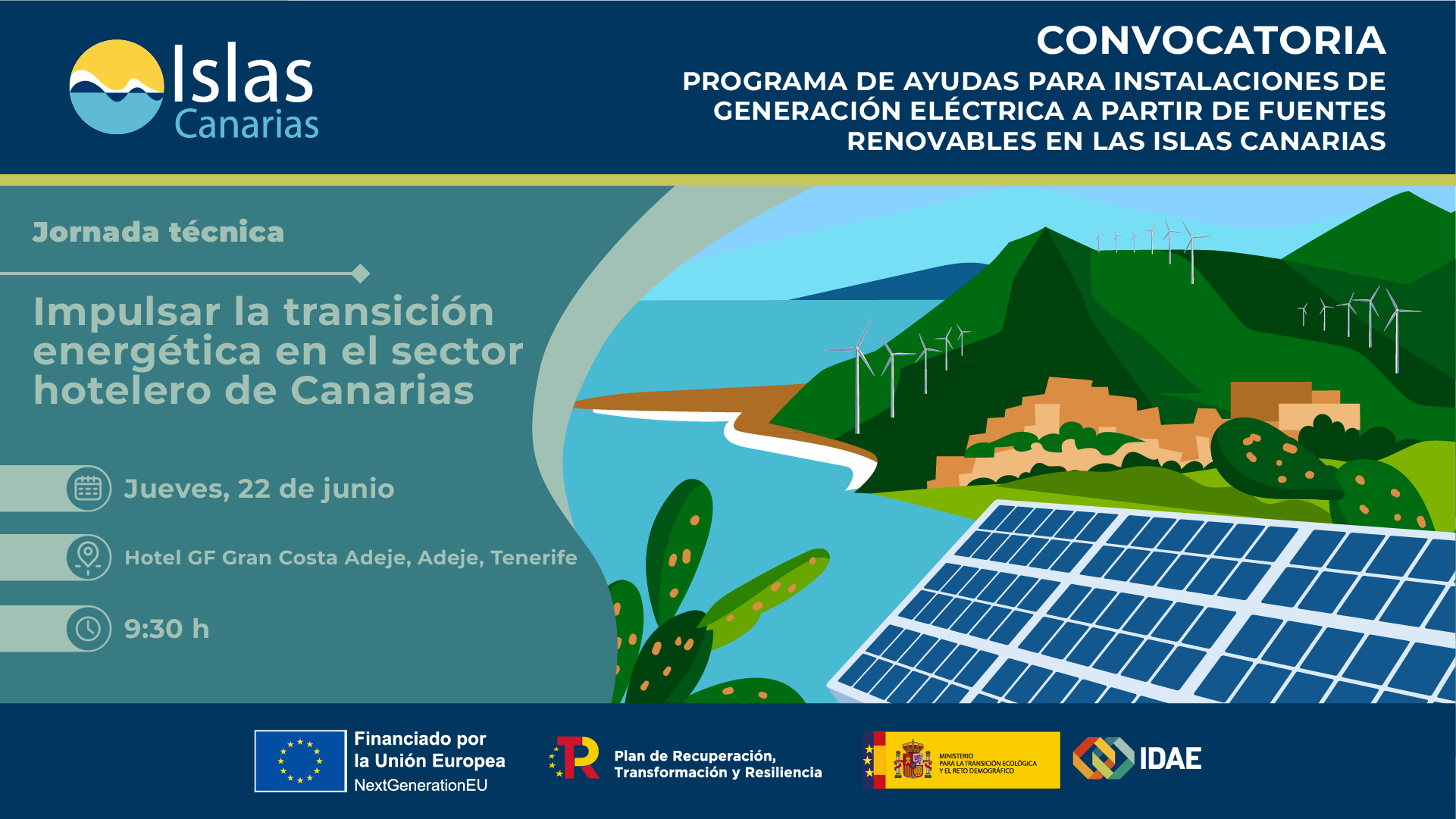 Impulsar la transición energética en el sector hotelero de Canarias