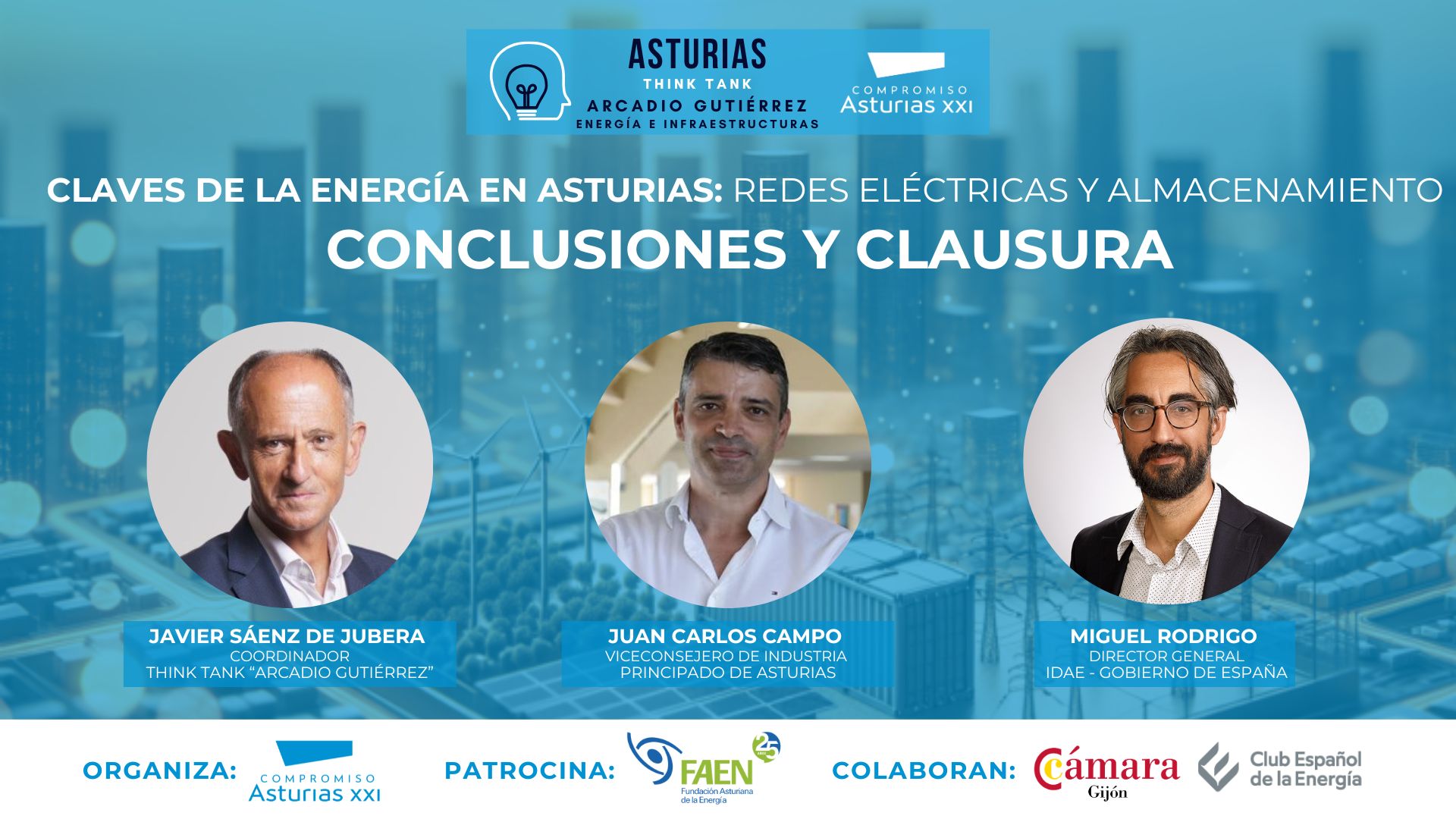 Jornada ‘Claves de la Energía en Asturias: Redes Eléctricas y Almacenamiento. Contexto Regional y Nacional’ 