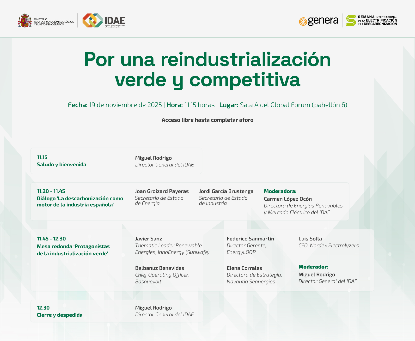 Jornada IDAE 19 noviembre 2025