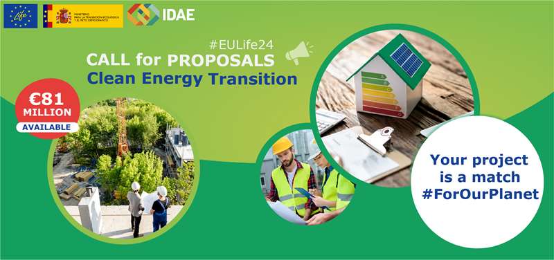 Jornada Informativa LIFE – Clean Energy Transition (CET) – Convocatoria 2023- 8 de junio 2023, 10:00h