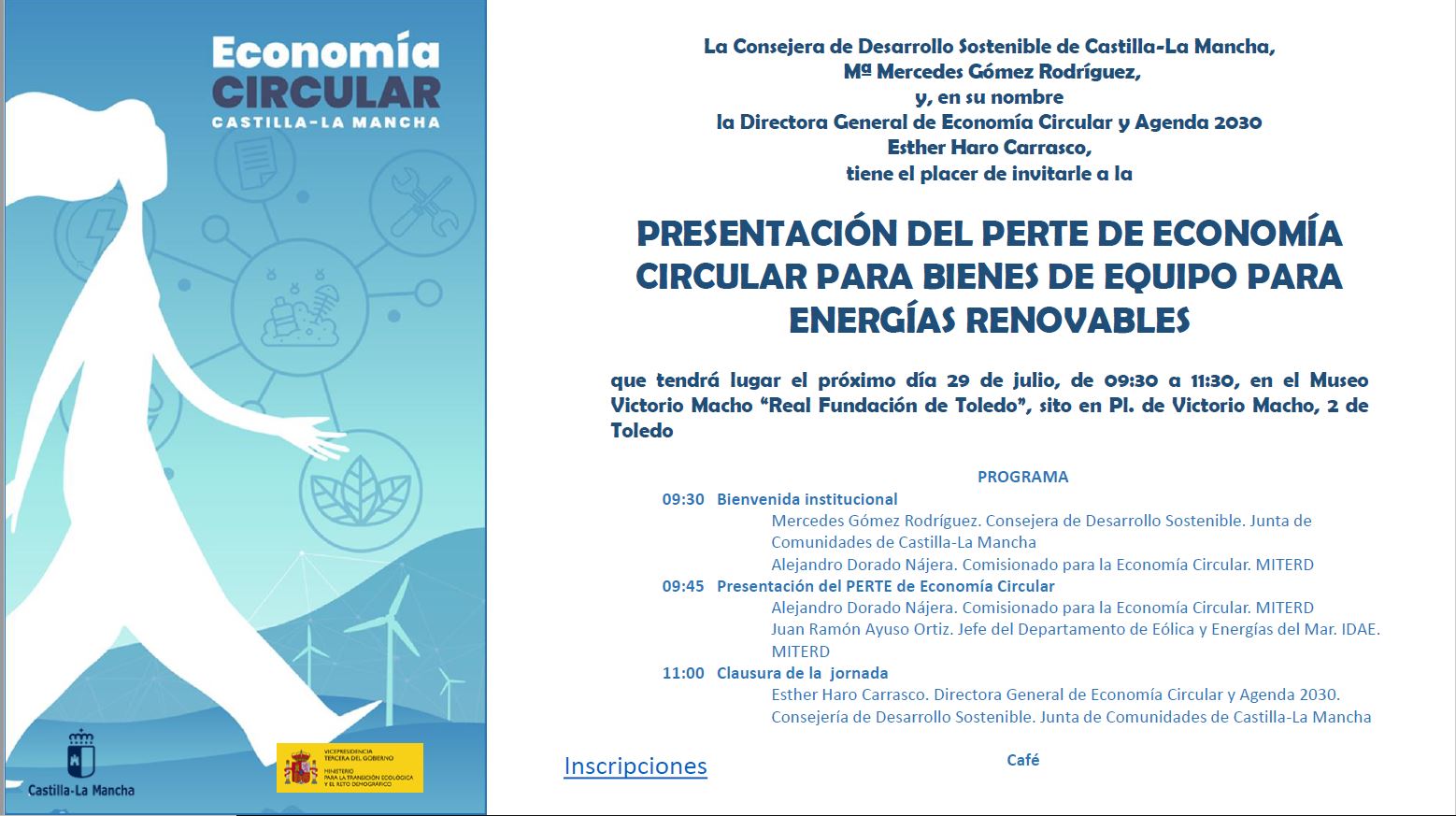 Presentación del PERTE de Economía Circular de bienes de equipo para renovables