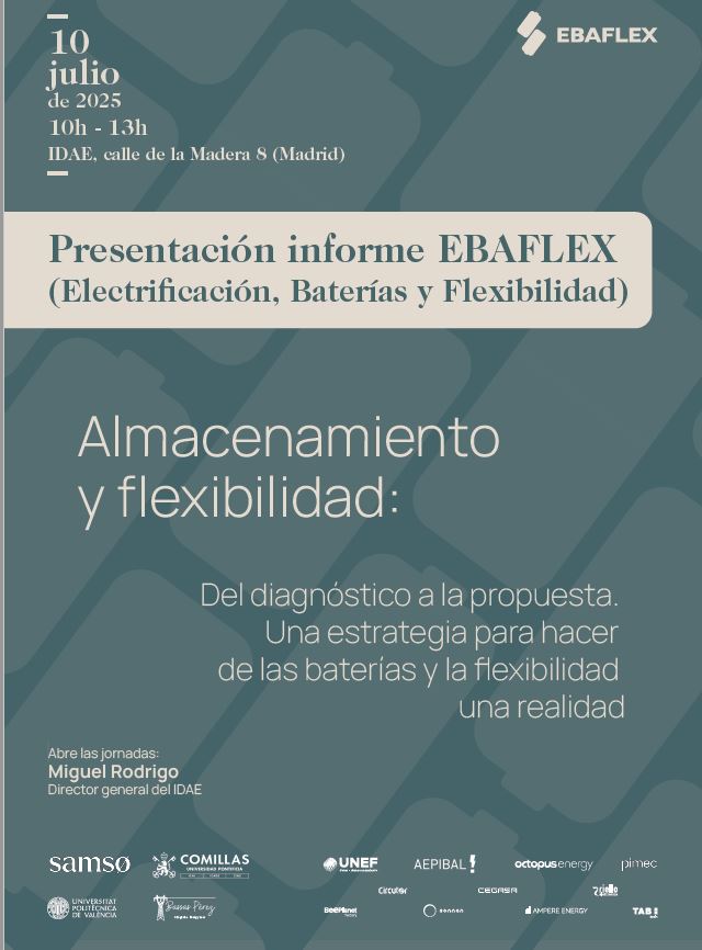 Presentación informe EBAFLEX (Electrificación, Baterías y Flexibilidad)